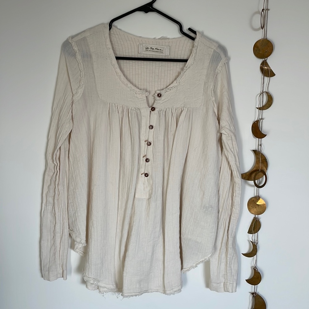 Free People Flowy Boho Top